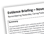  RYCT evaluation
an article by David Woodhead